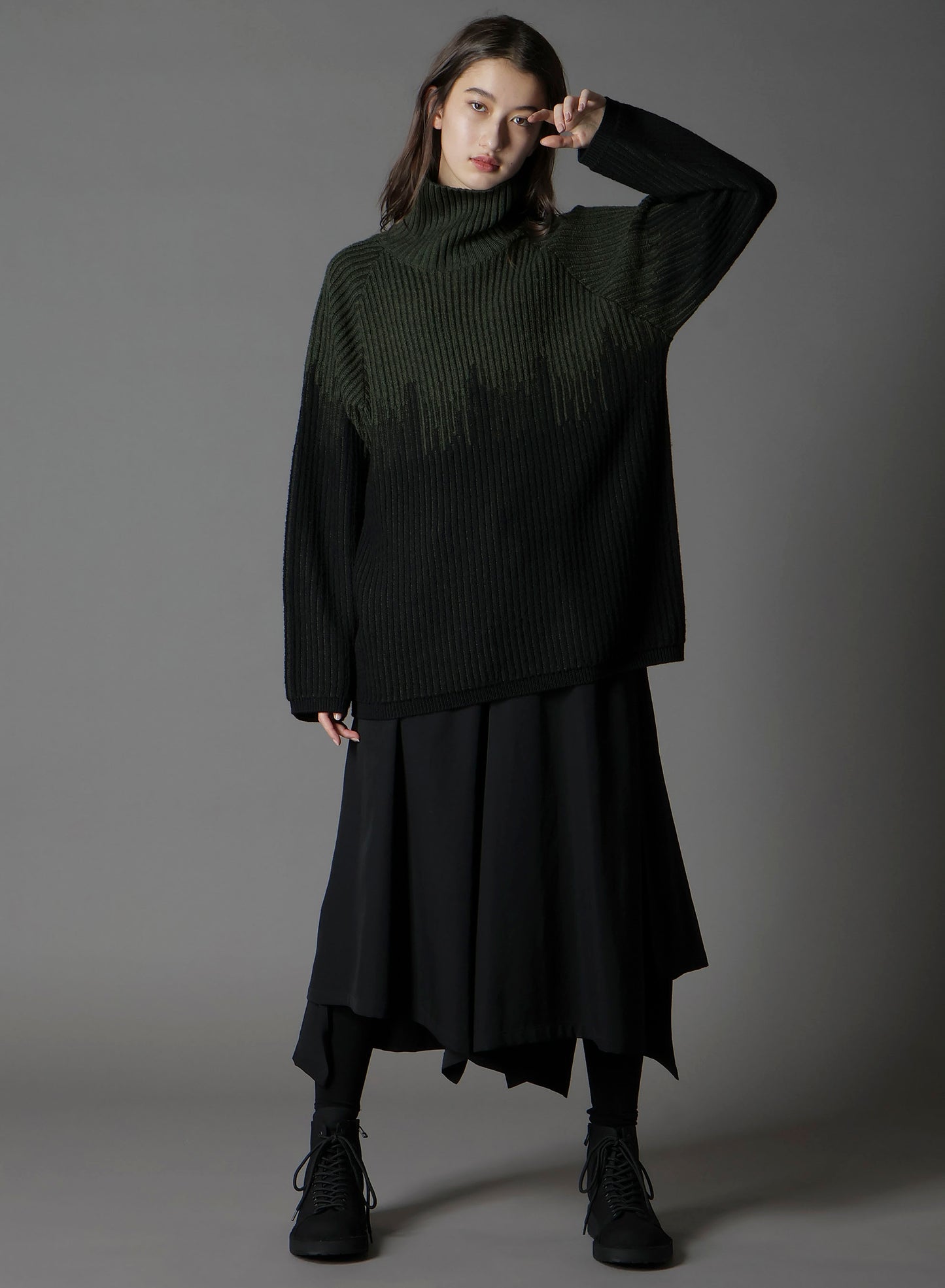 EXFineMerinoWool KNITTING JQ PULL OVER