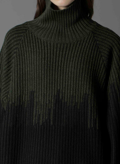 EXFineMerinoWool KNITTING JQ PULL OVER