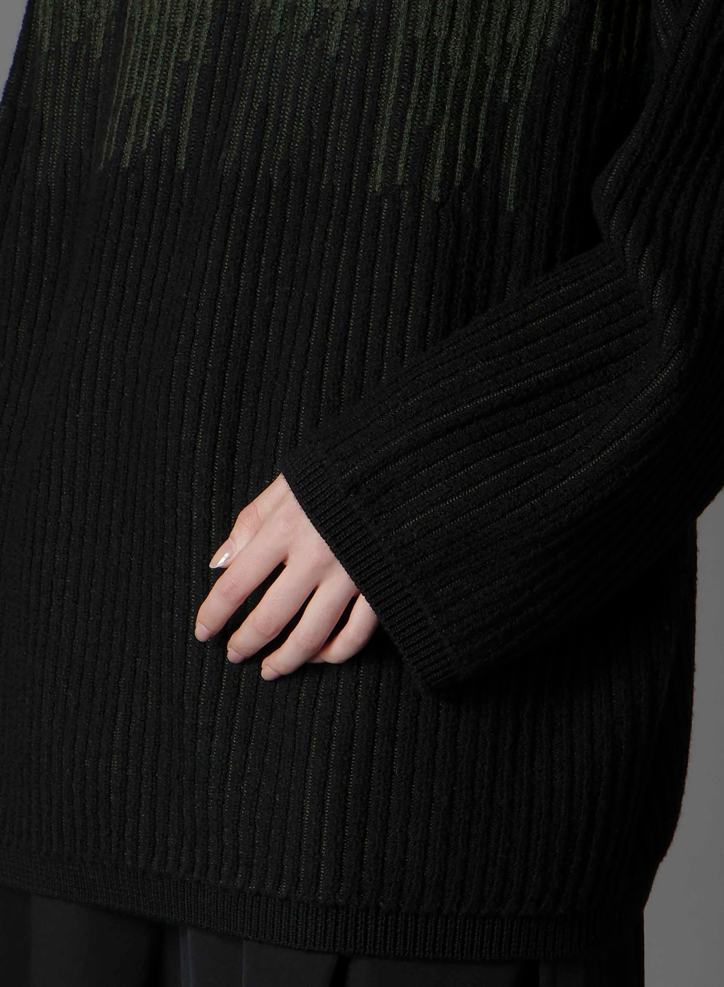 EXFineMerinoWool KNITTING JQ PULL OVER