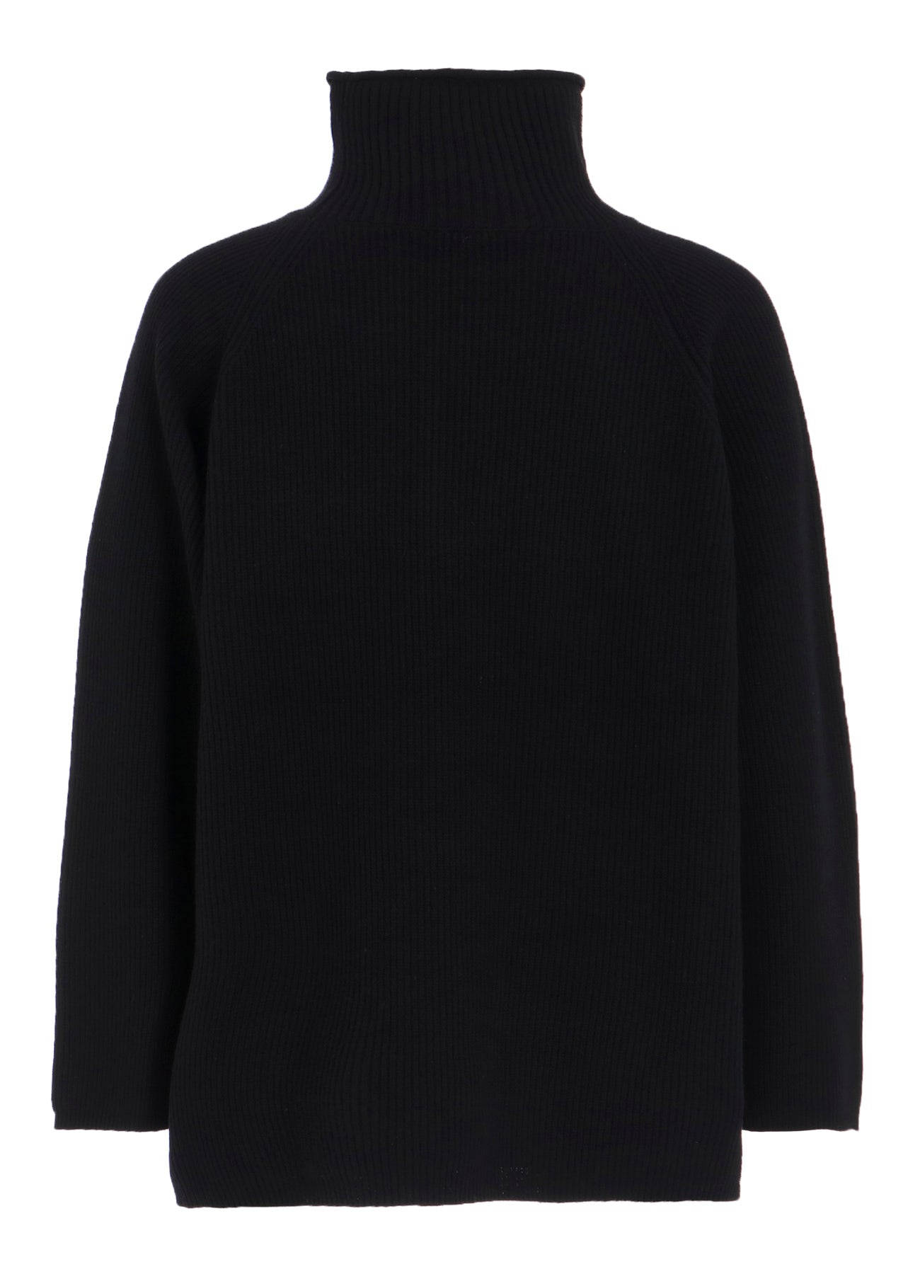 FINE MERINO WOOL RAGLAN TURTLE NECK