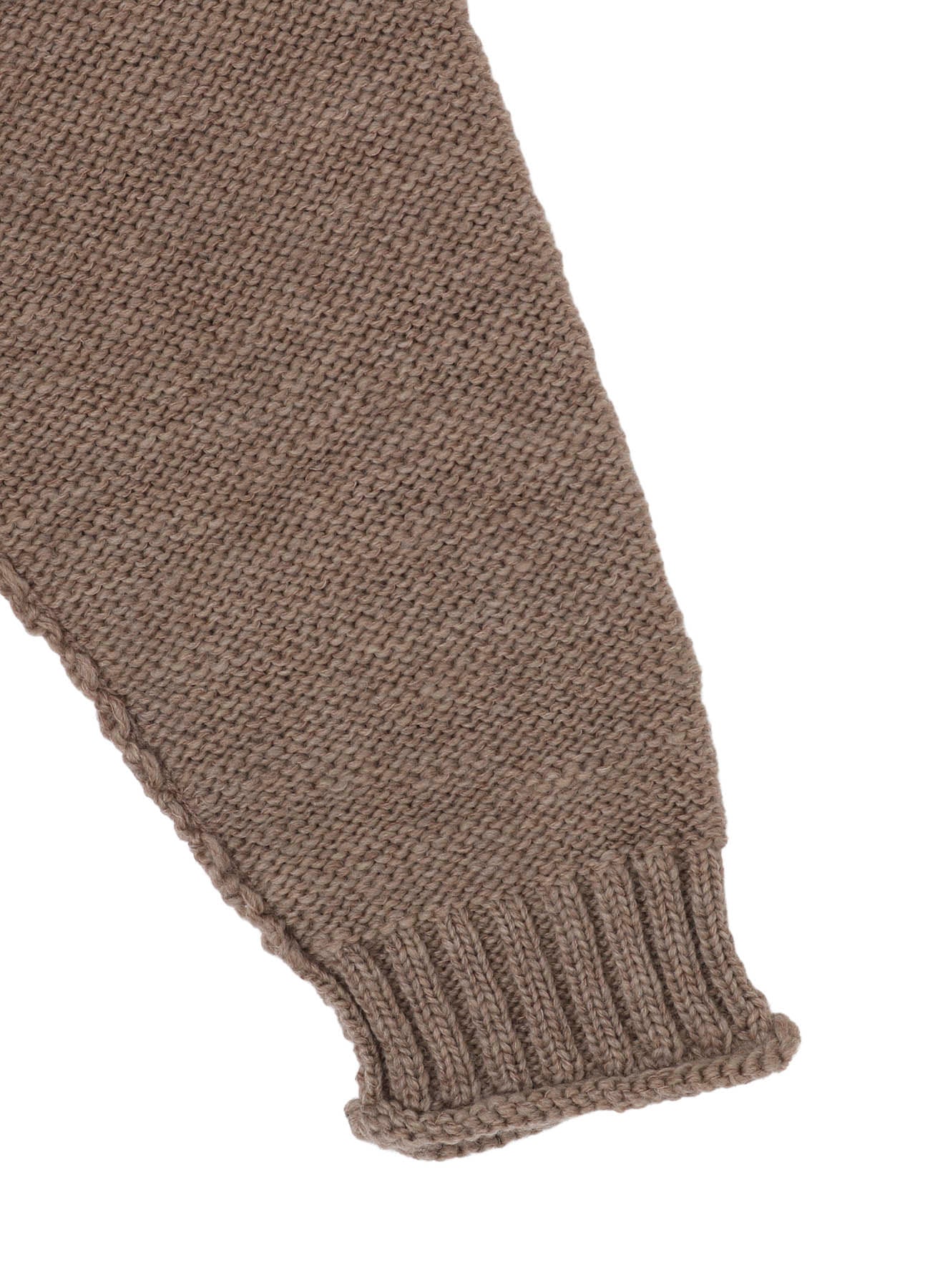ROVING SLUB WOOL UNBALANCE TURTLENECK