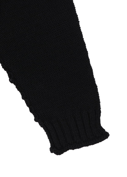 ROVING SLUB WOOL UNBALANCE TURTLENECK