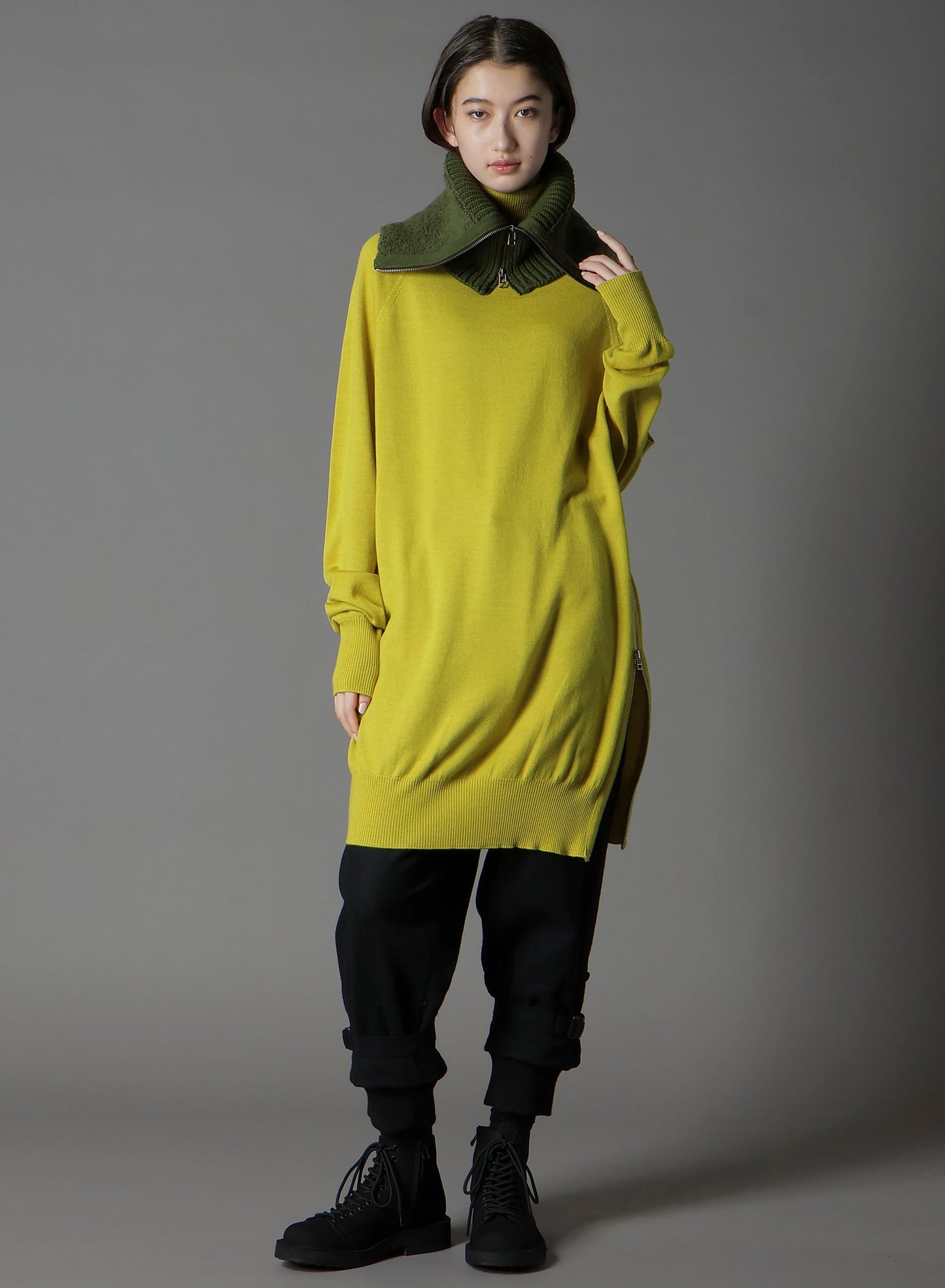 Wool boa+EX FineMerino Wool NECK WARMER