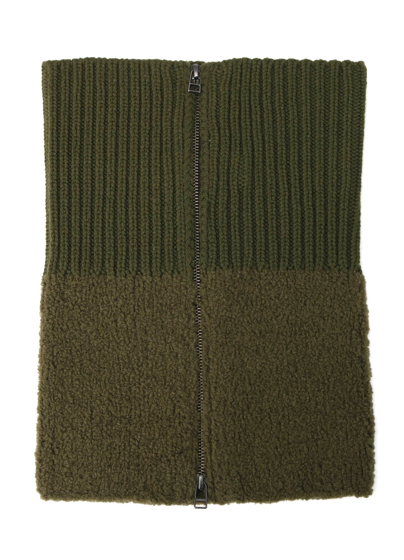 Wool boa+EX FineMerino Wool NECK WARMER