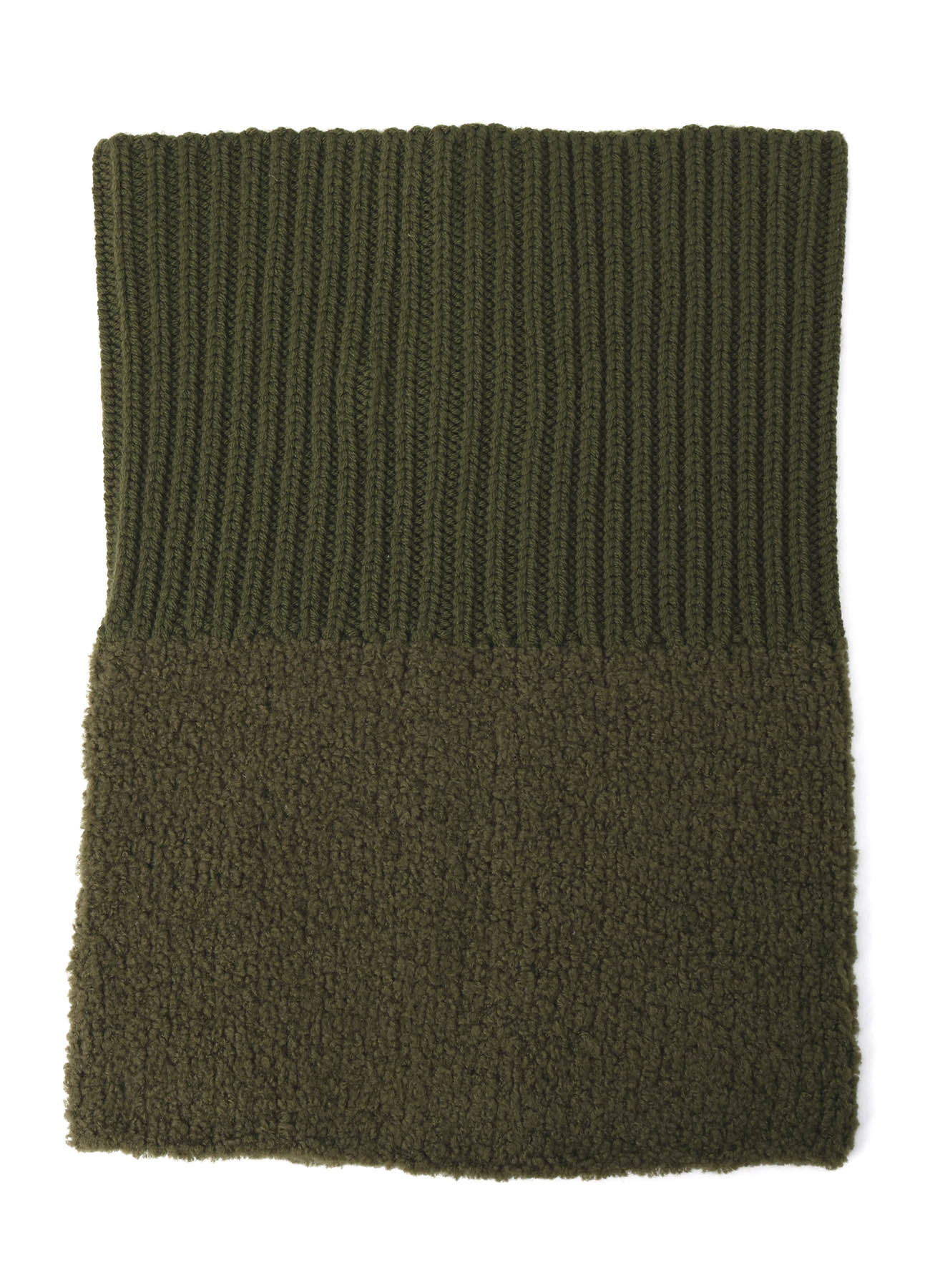 Wool boa+EX FineMerino Wool NECK WARMER