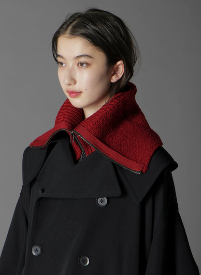 Wool boa+EX FineMerino Wool NECK WARMER