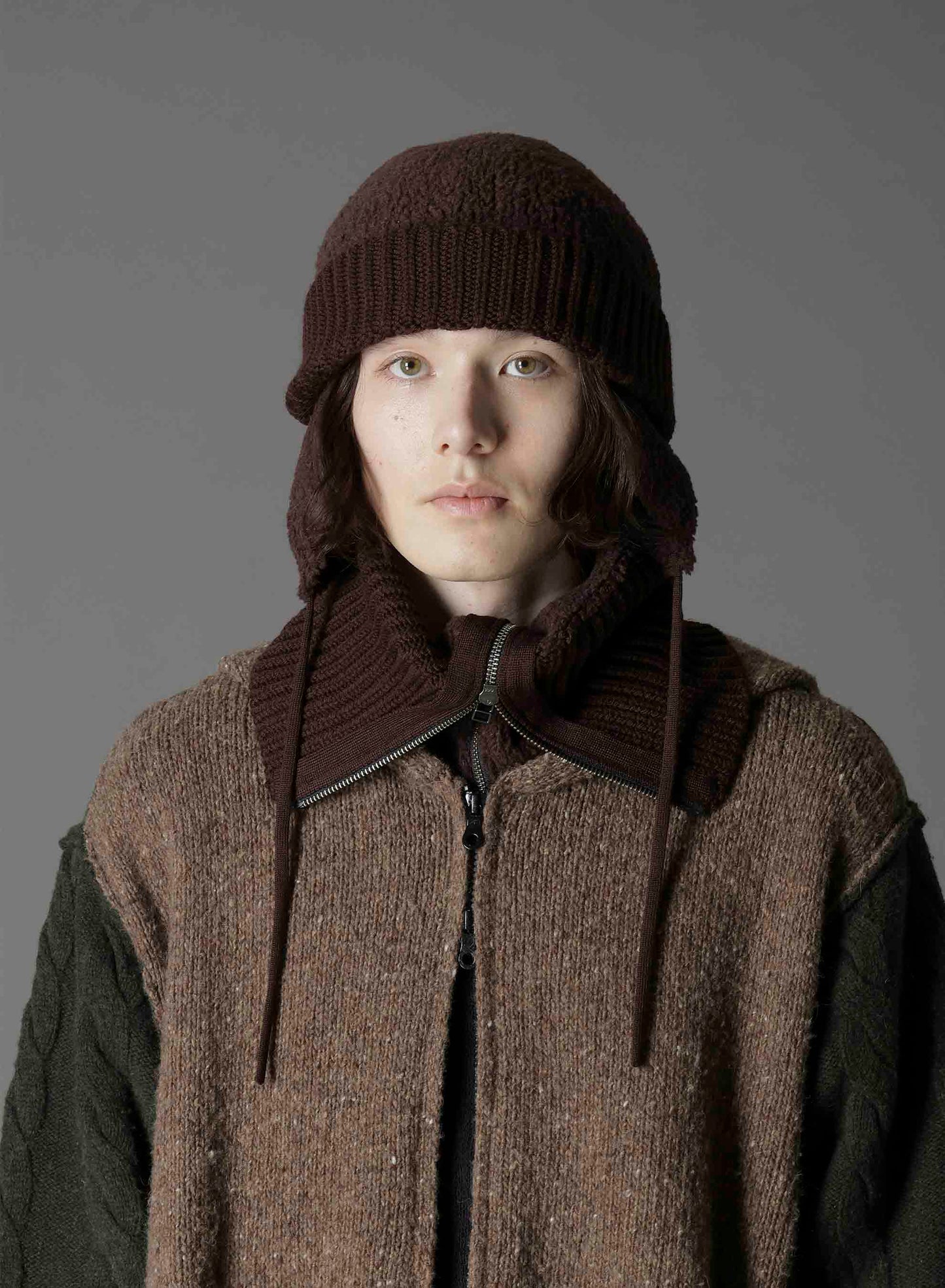 Wool boa+EX FineMerino Wool NECK WARMER