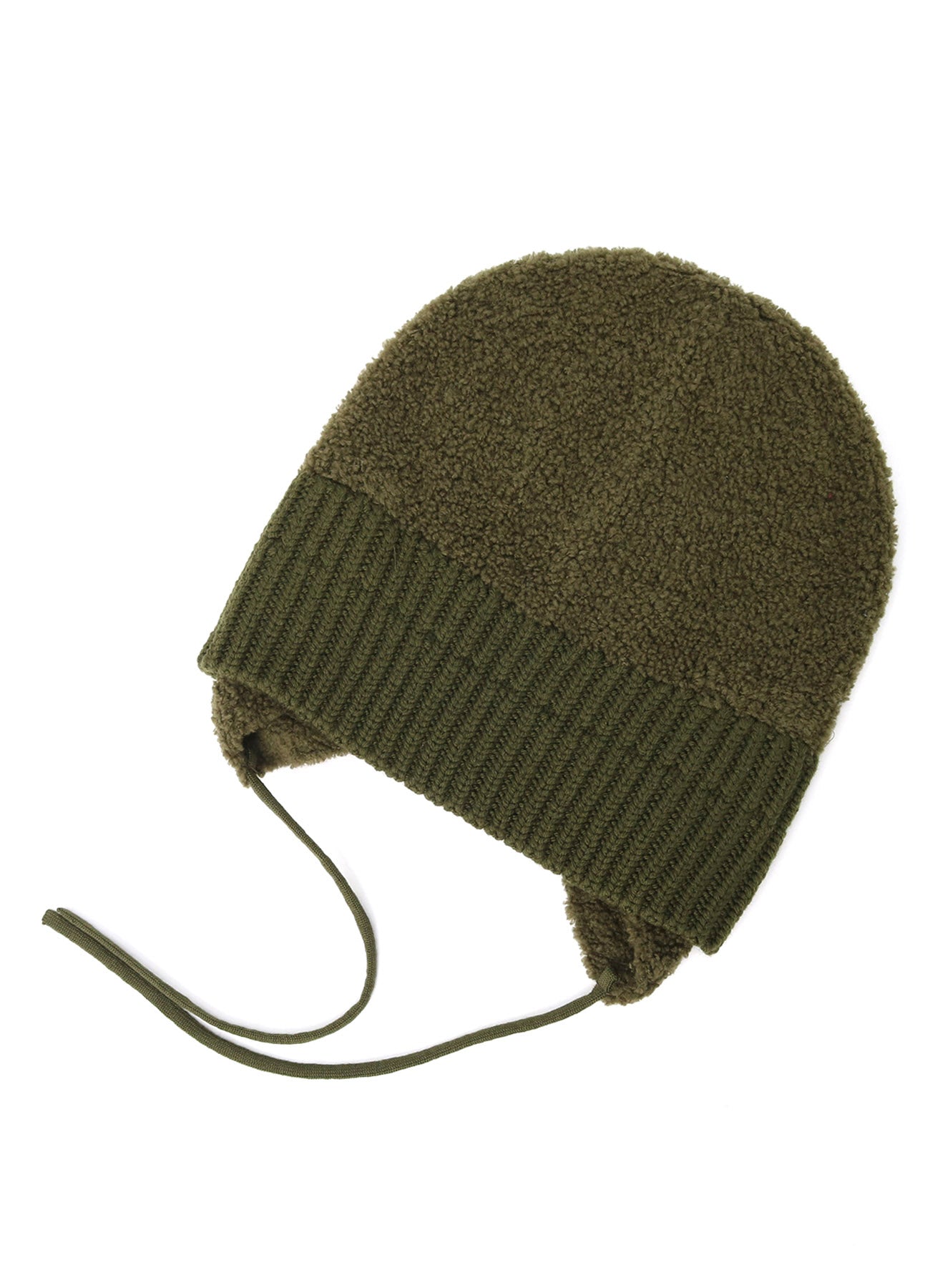 Wool boa+EX FineMerino Wool FLIGHT KNIT CAP – THE SHOP YOHJI YAMAMOTO