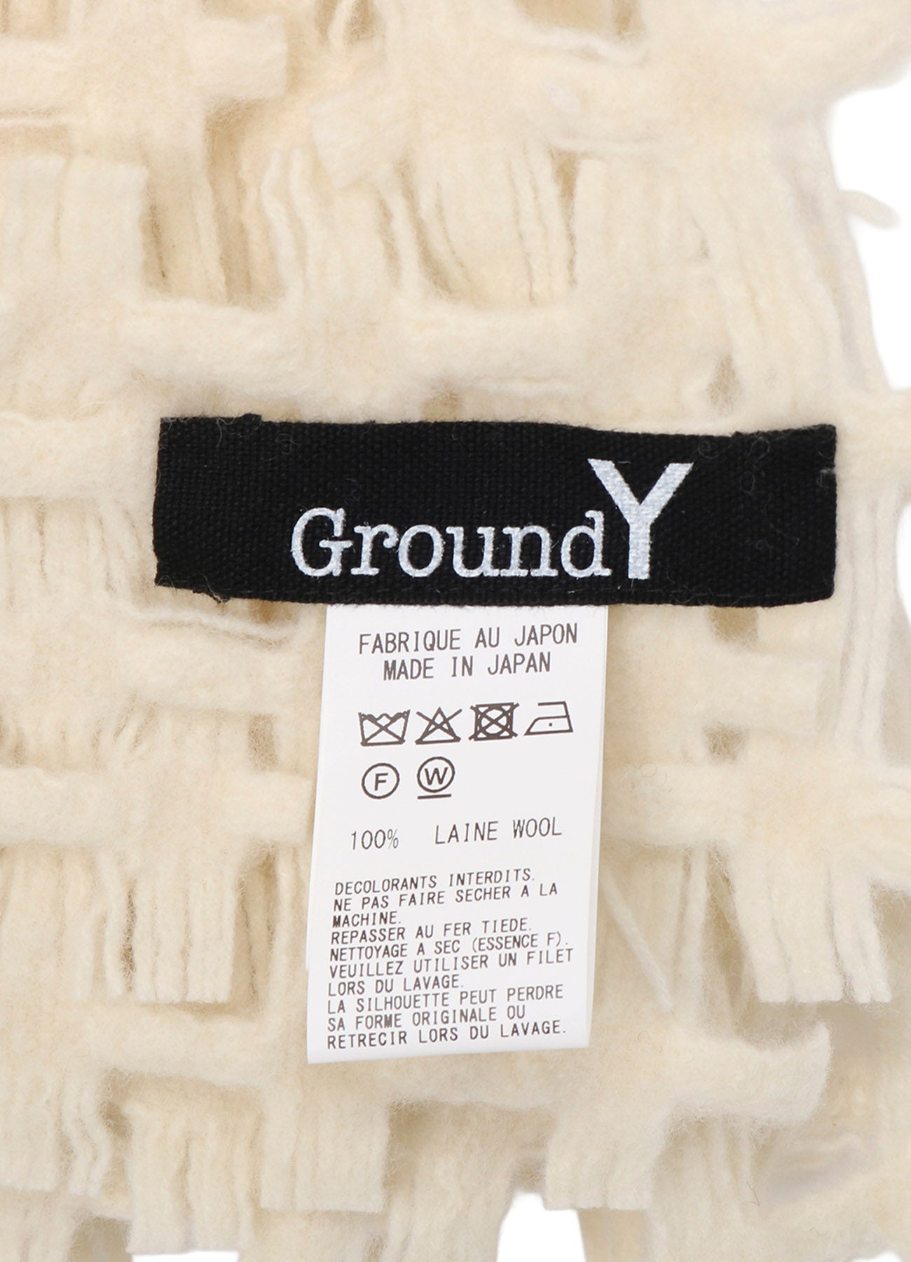 WOOL DOBBY SCARF – THE SHOP YOHJI YAMAMOTO