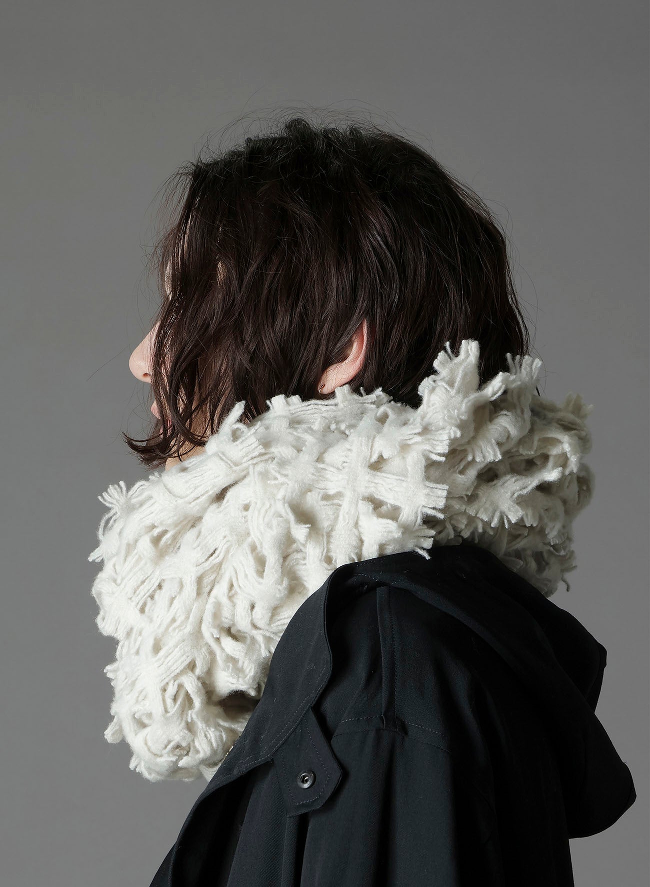 WOOL DOBBY SCARF – THE SHOP YOHJI YAMAMOTO