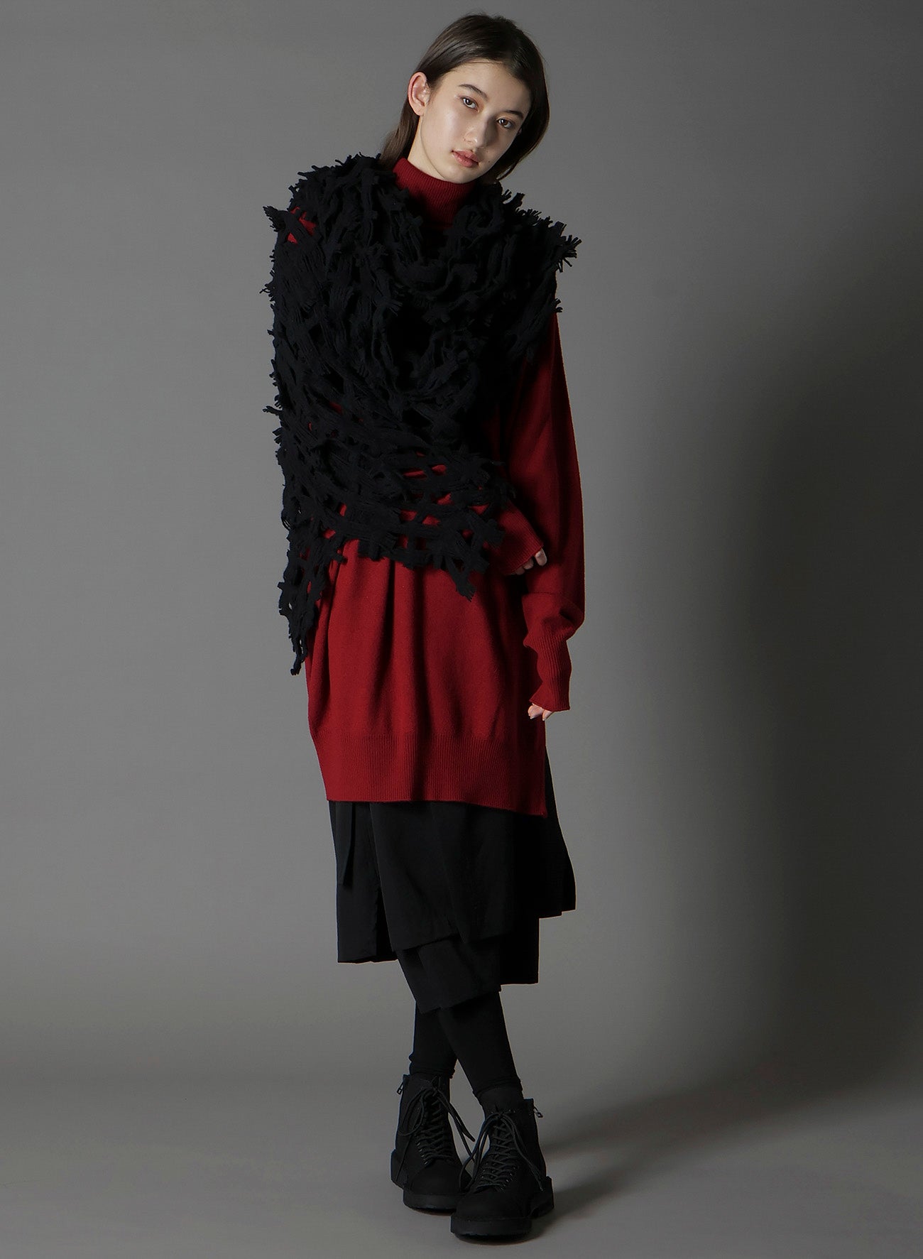 WOOL DOBBY SCARF – THE SHOP YOHJI YAMAMOTO