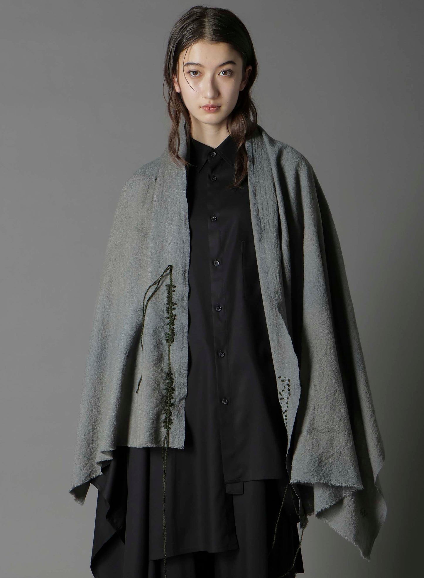 TETANY WOOL HAND STITCH SCARF