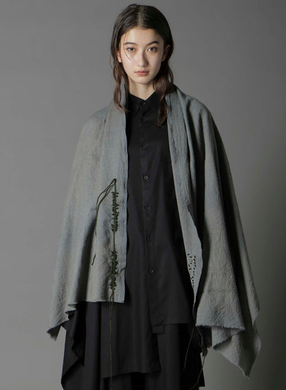 TETANY WOOL HAND STITCH SCARF