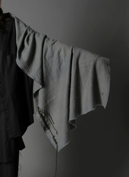 TETANY WOOL HAND STITCH SCARF
