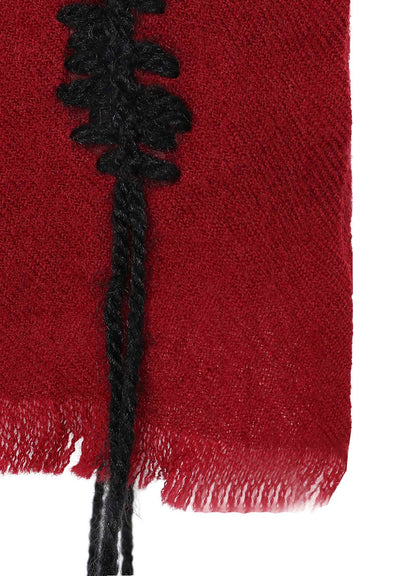 TETANY WOOL HAND STITCH SCARF