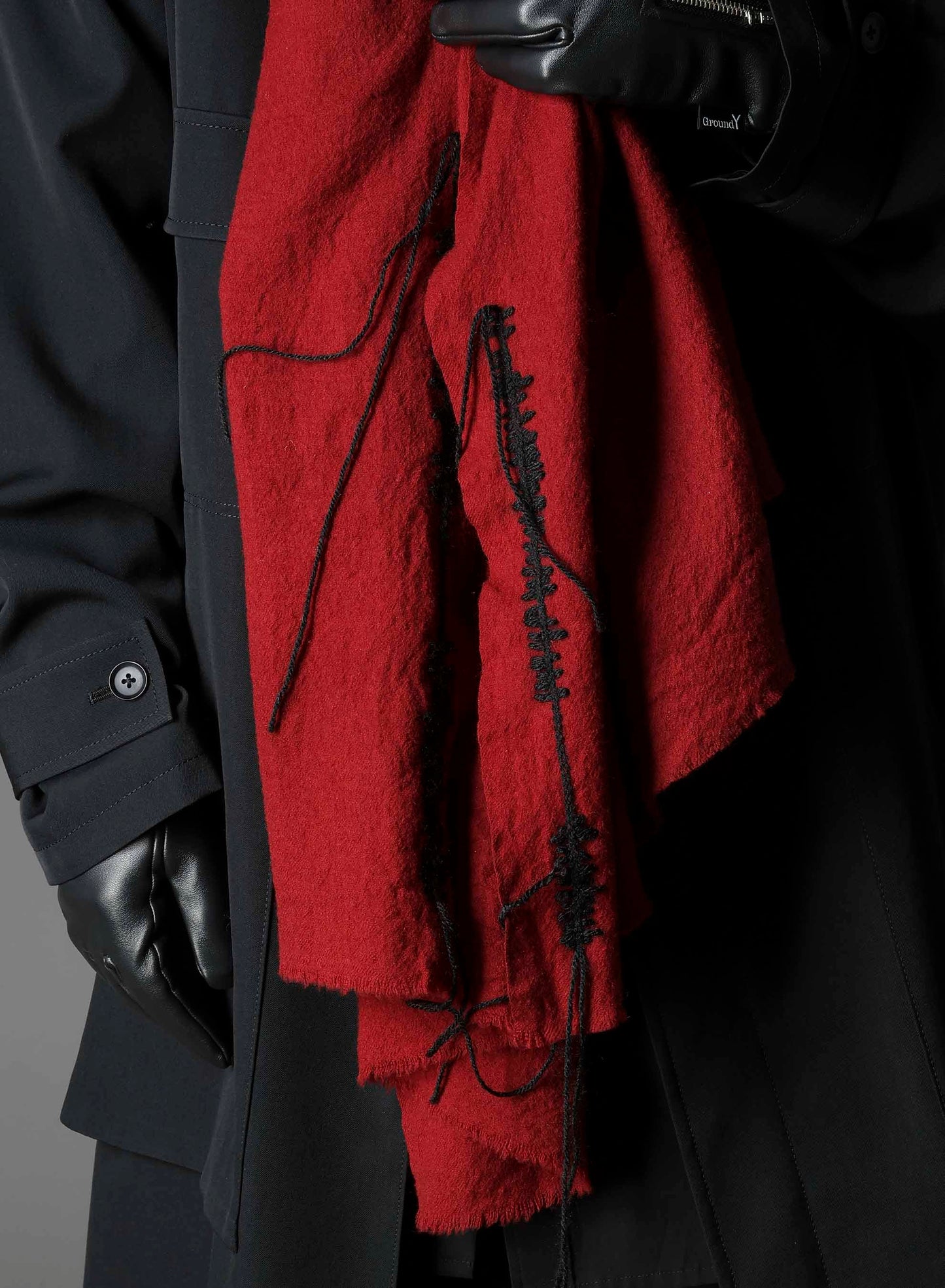 TETANY WOOL HAND STITCH SCARF