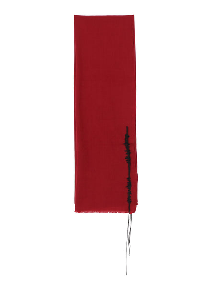 TETANY WOOL HAND STITCH SCARF