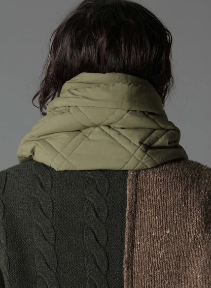 COTTON TYPEWRITER PADDED SCARF