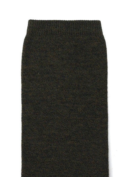 WOOL COTTON TWO TONE TUBE SOCKS