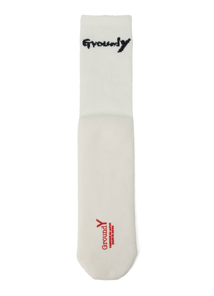 WOOL COTTON Ground Y LOGO TUBE SOCKS