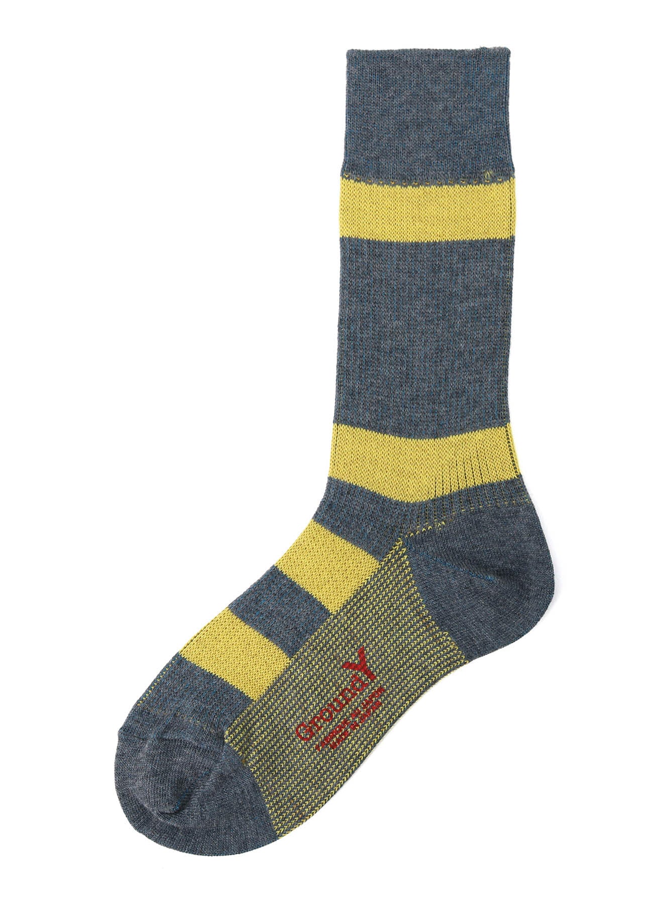 COTTON ACRYLIC BORDER SOCKS