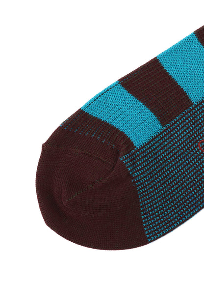 COTTON ACRYLIC BORDER SOCKS