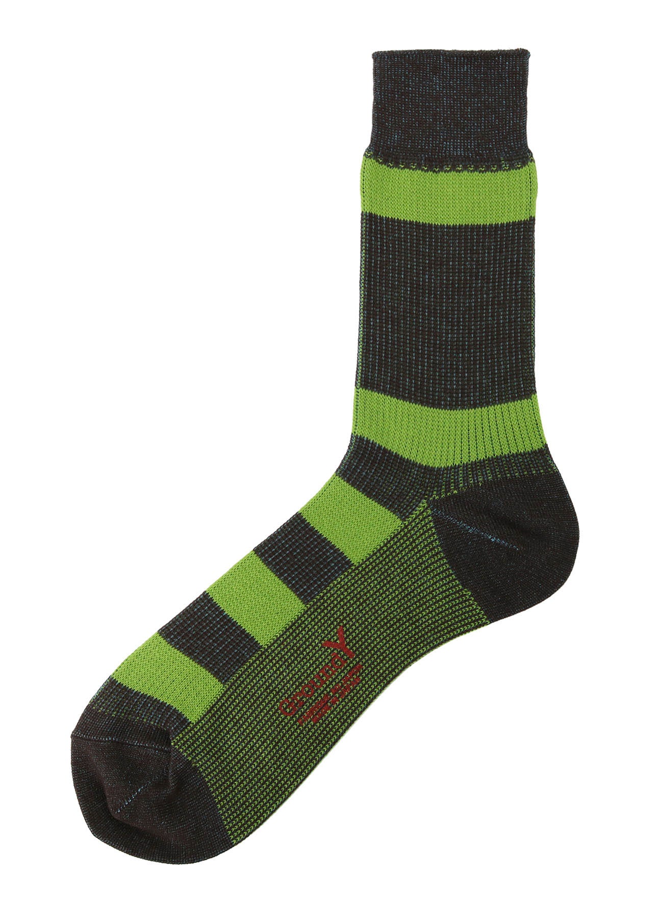 COTTON ACRYLIC BORDER SOCKS