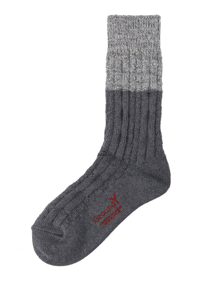 COTTON ACRYLIC LINKS STITCH SOCKS