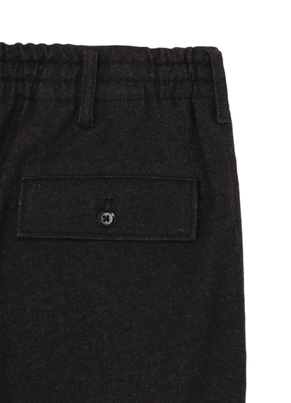 FLANNEL STRIPE PATTERN STANDARD RIBBED HEM CARGO