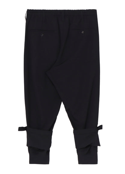 W/GABARDINE DOUBLE HEM RIB PANTS