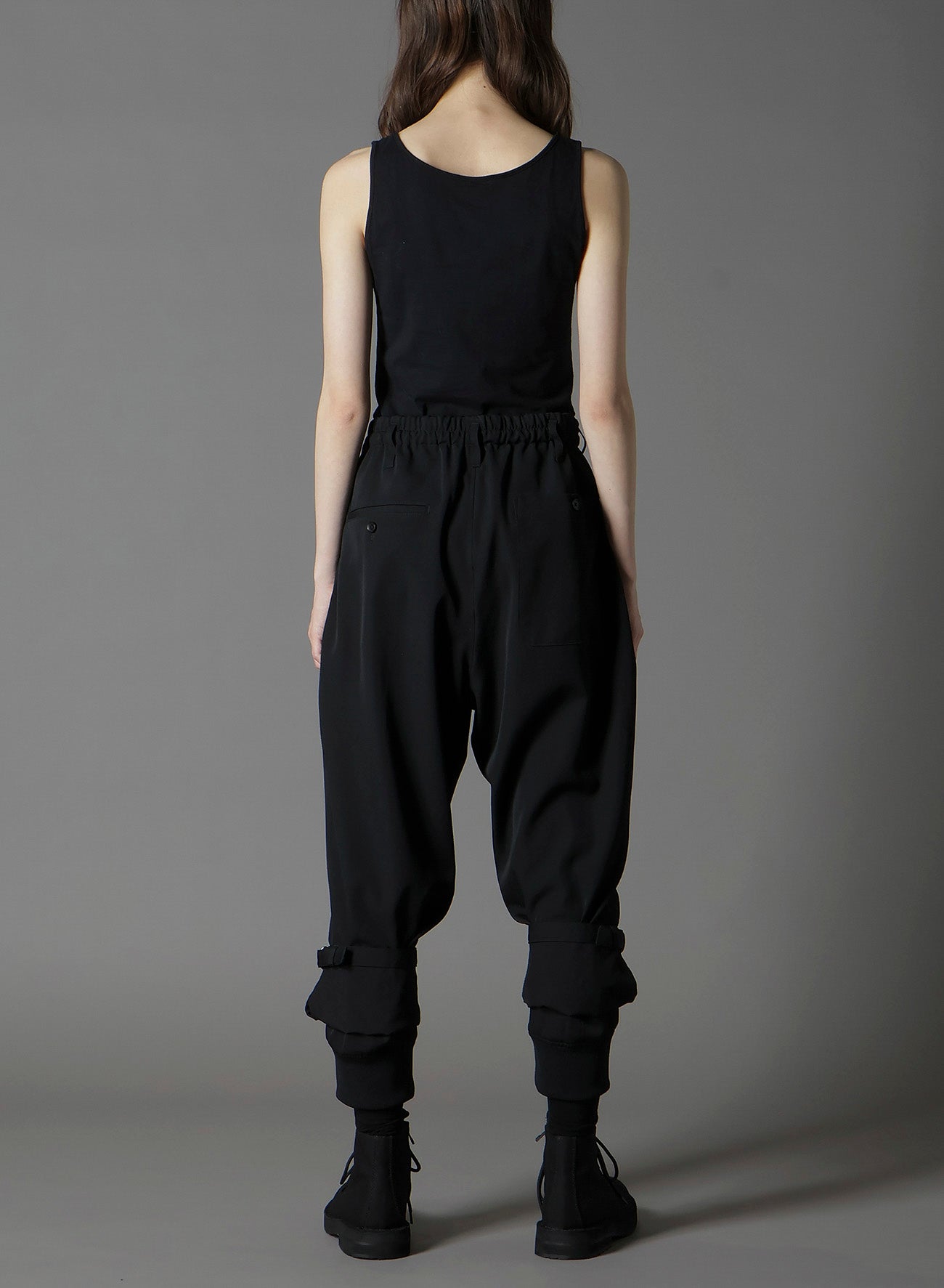 W/GABARDINE DOUBLE HEM RIB PANTS