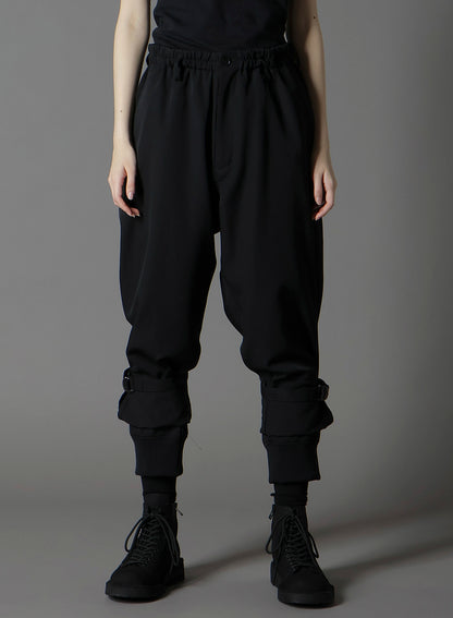 W/GABARDINE DOUBLE HEM RIB PANTS