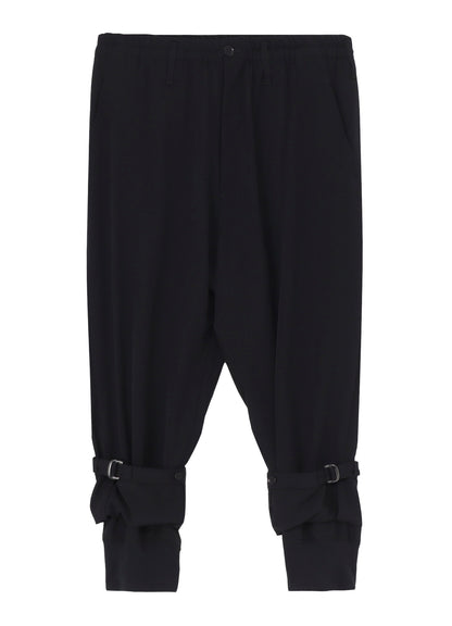 W/GABARDINE DOUBLE HEM RIB PANTS