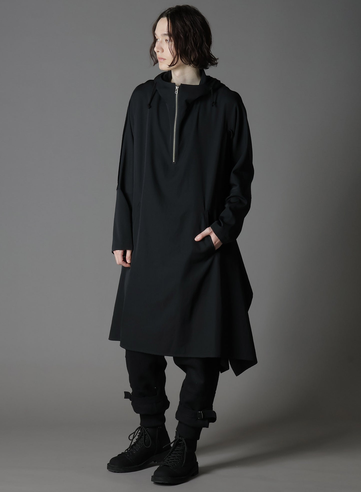 MELTON DOUBLE HEM RIB PANTS