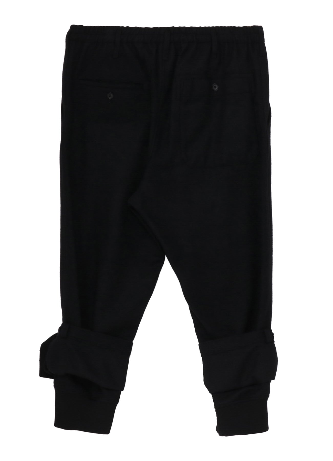 MELTON DOUBLE HEM RIB PANTS – THE SHOP YOHJI YAMAMOTO
