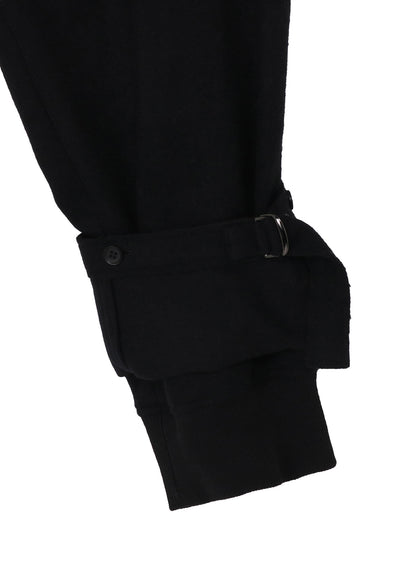 MELTON DOUBLE HEM RIB PANTS