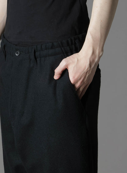 MELTON DOUBLE HEM RIB PANTS