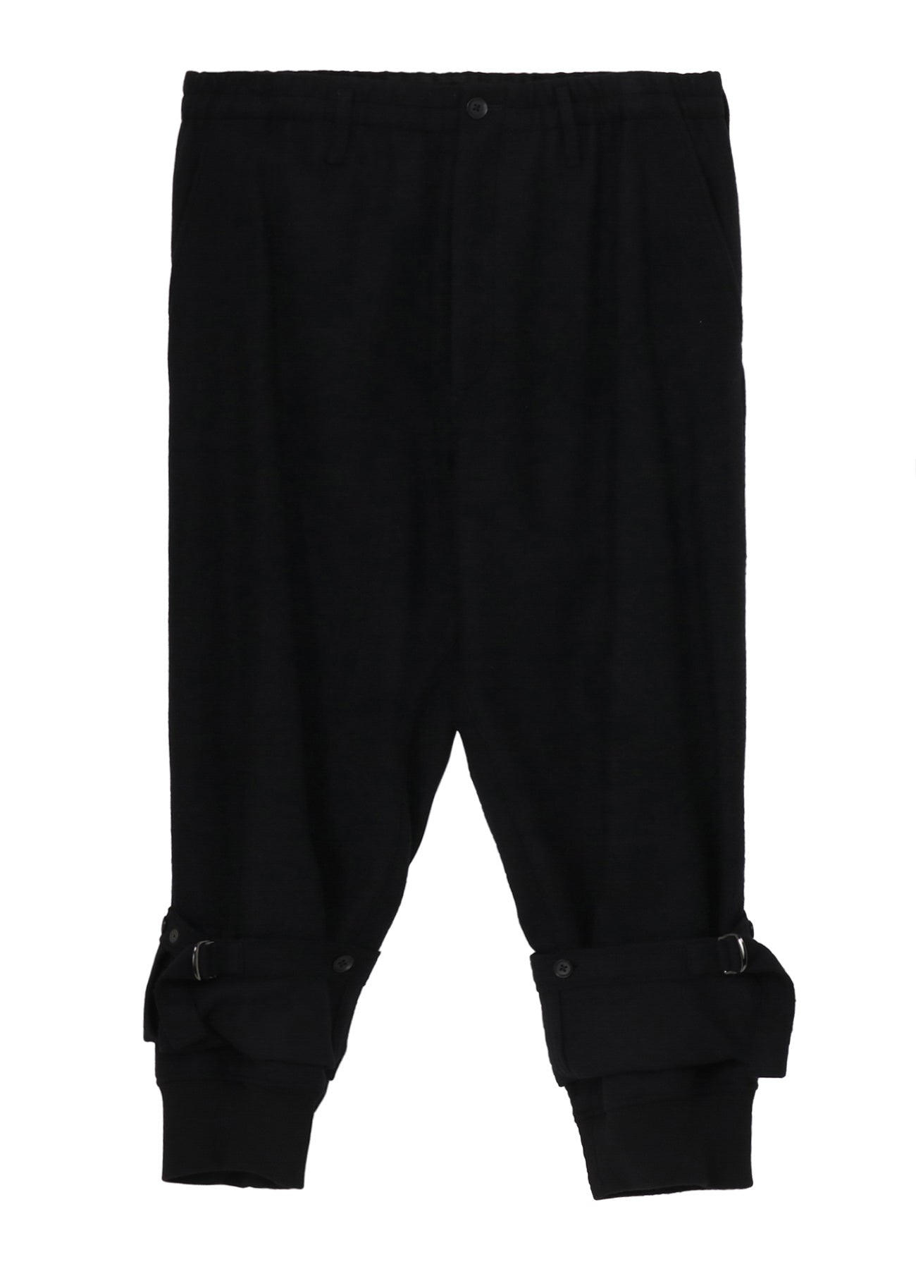 MELTON DOUBLE HEM RIB PANTS – THE SHOP YOHJI YAMAMOTO