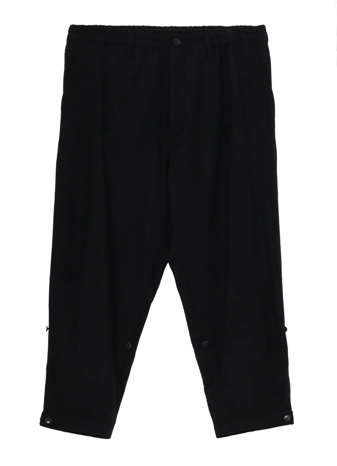 MELTON DOUBLE HEM RIB PANTS – THE SHOP YOHJI YAMAMOTO
