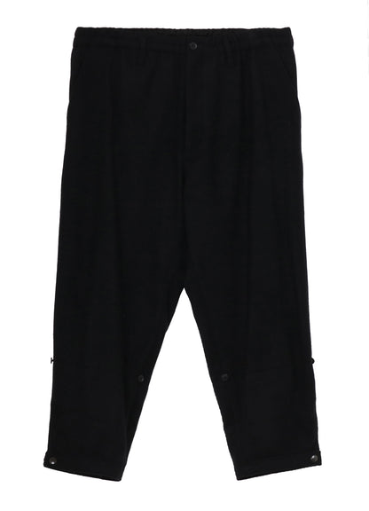 MELTON DOUBLE HEM RIB PANTS