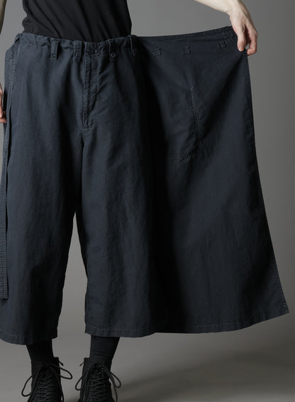 C/NY SULFUR DYEING STONE WASH BIO WRAP SKIRT PANTS