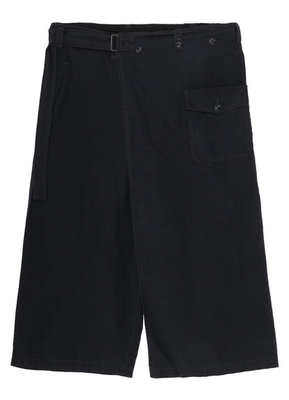 C/NY SULFUR DYEING STONE WASH BIO WRAP SKIRT PANTS