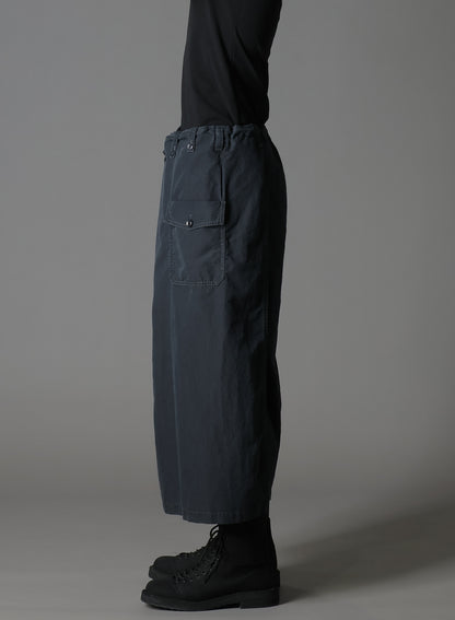 C/NY SULFUR DYEING STONE WASH BIO WRAP SKIRT PANTS