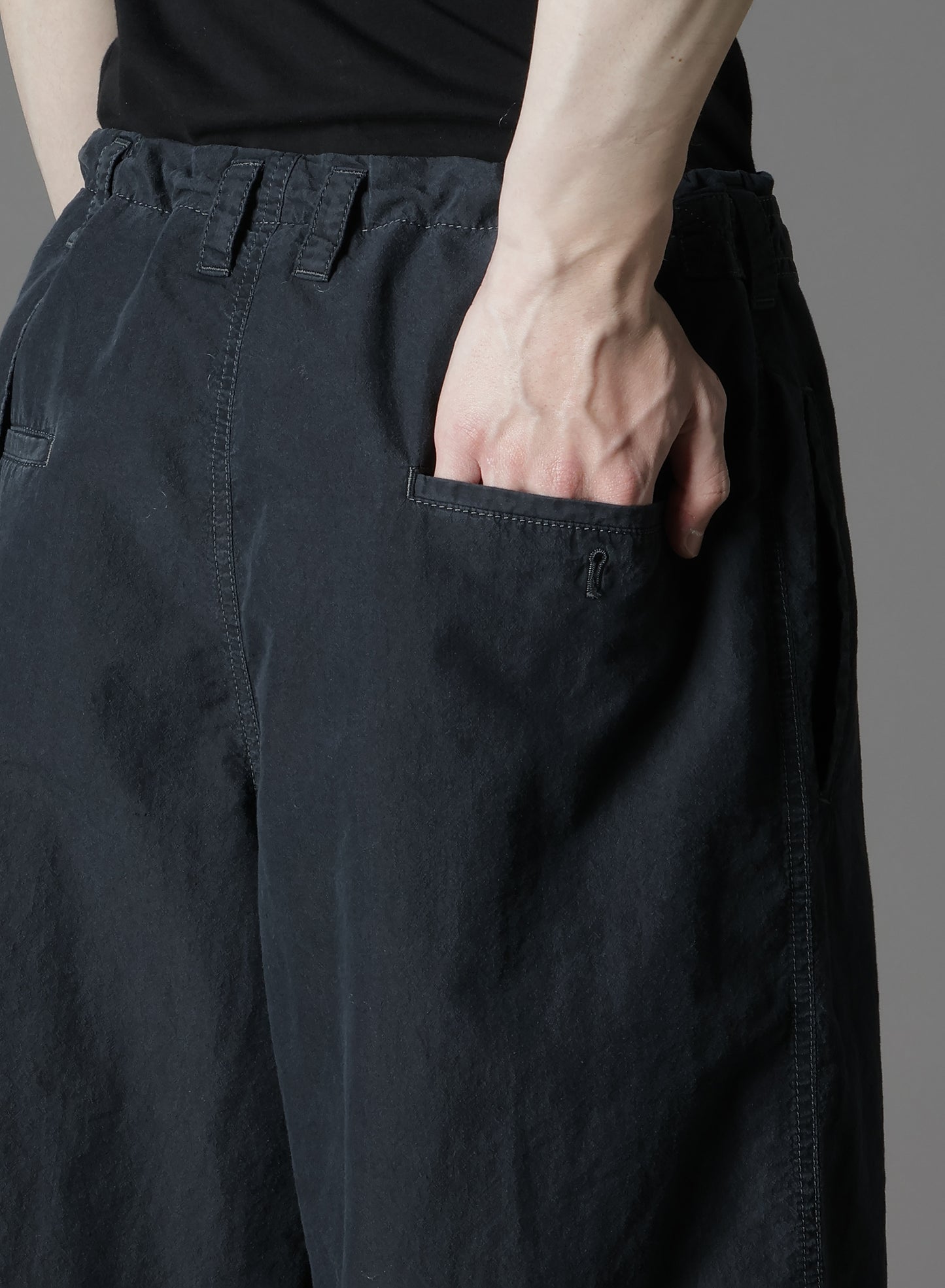 C/NY SULFUR DYEING STONE WASH BIO WRAP SKIRT PANTS