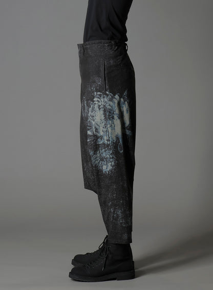 NARROW RIBS CORDUROY SAROUEL PANTS
