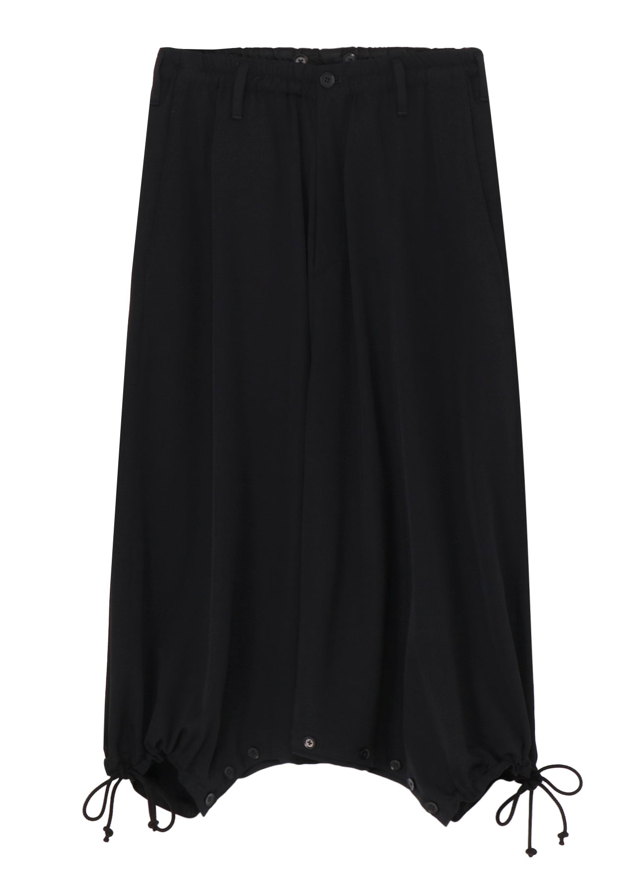 W/GABARDINE INSEAM BUTTON SAROUEL PANTS