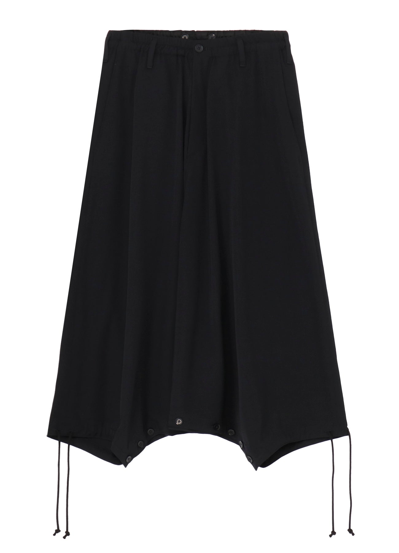 W/GABARDINE INSEAM BUTTON SAROUEL PANTS