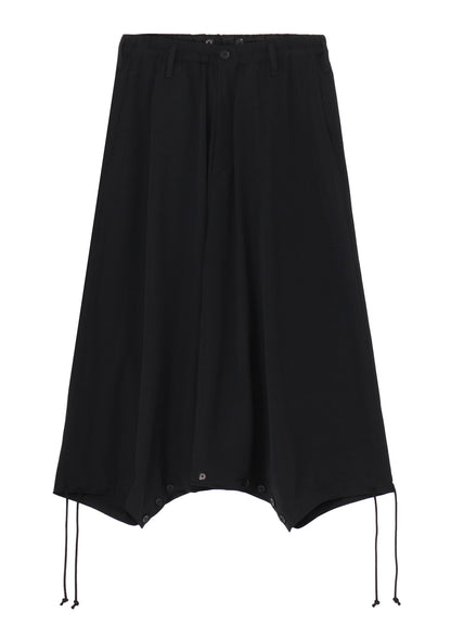 W/GABARDINE INSEAM BUTTON SAROUEL PANTS