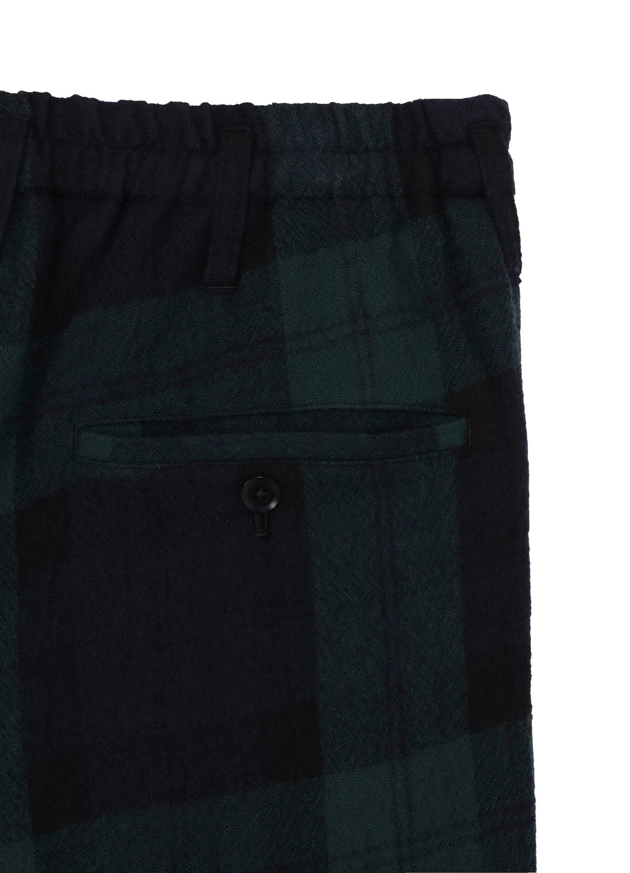 BIG REFINE  PLAID INSEAM BUTTON SAROUEL PANTS