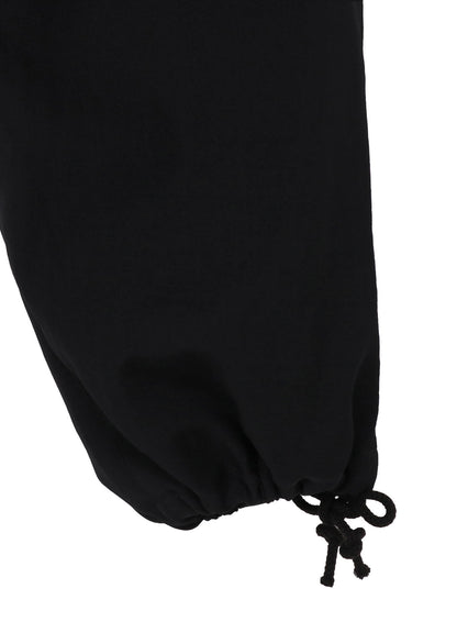 WOOL GABARDINE SUSPENDER PANTS W KNEE PAD